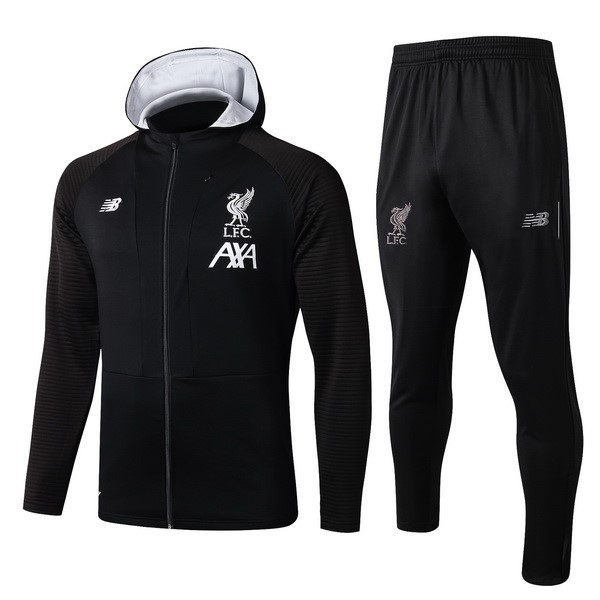 Chandal Liverpool Negro Blanco 2019-20